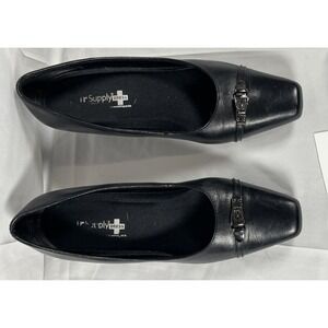 Air Supply Dress Comfort System Black Leather size 8.5 Shannon